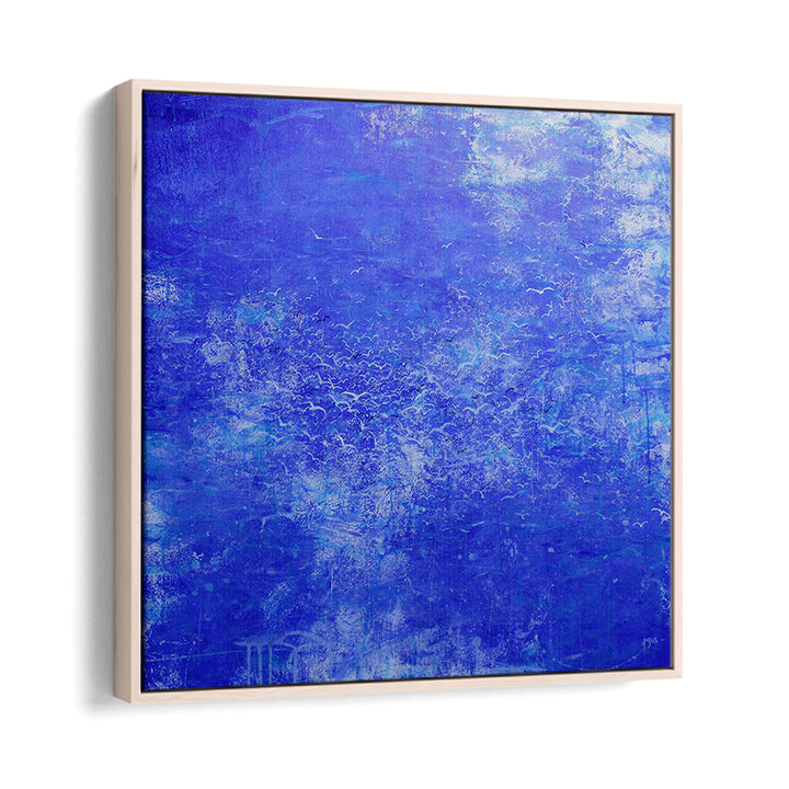 ABSTRACT BLUE SEA BIRDS