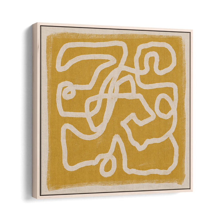 ABSTRACT LINES GOLD , LINE ART PAINTINGS