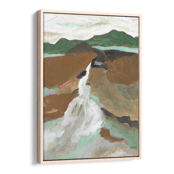 ABSTRACT MOUNTAIN WATERFALL