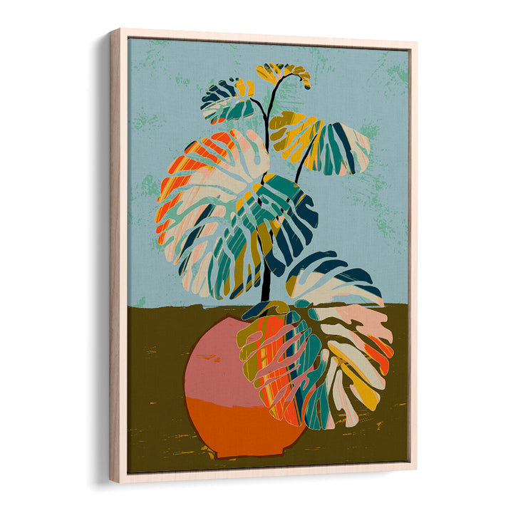 ABSTRACT TROPICAL MONSTERA