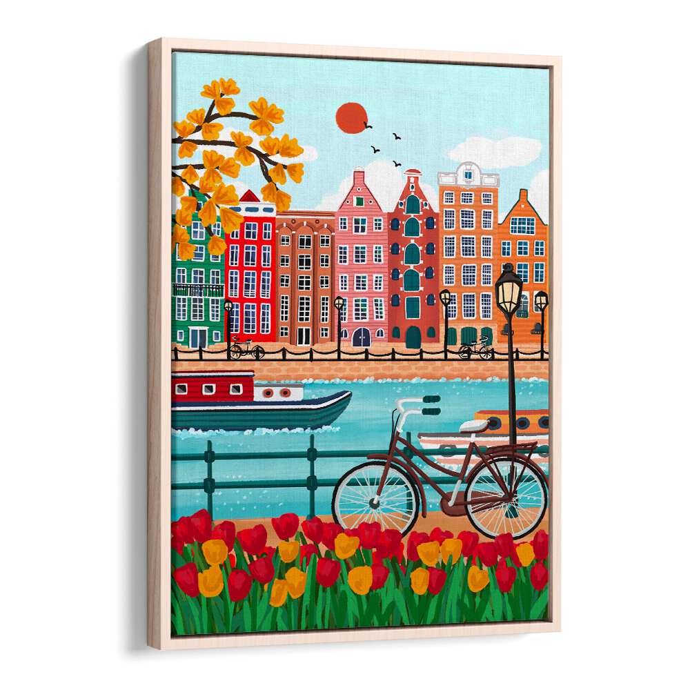 AMSTERDAM CANAL-SIDE CHARM ,TRAVEL POSTERS