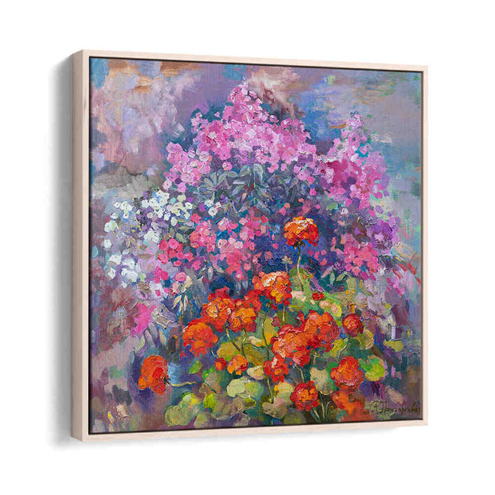 AROMA OF AUGUST , FLORAL FLOWER PAINTINGS