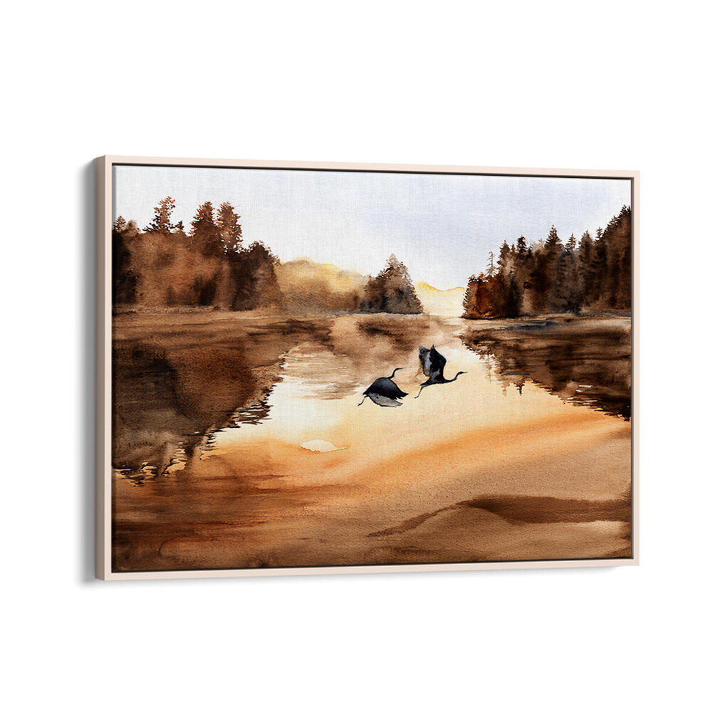 AUTUMN PASSAGE , LANDSCAPE PAINTINGS