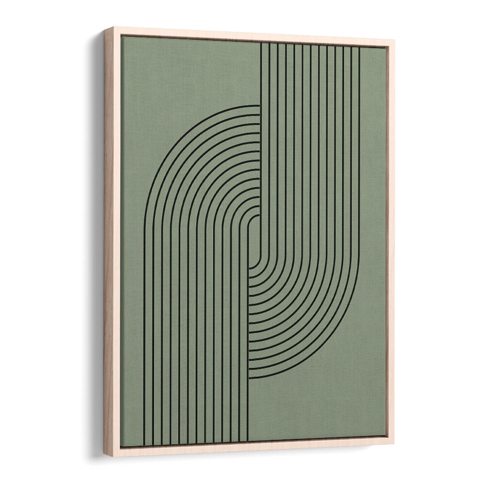 BAUHAUS BOHO SAAGE GREEN V , BOHO ART PAINTINGS