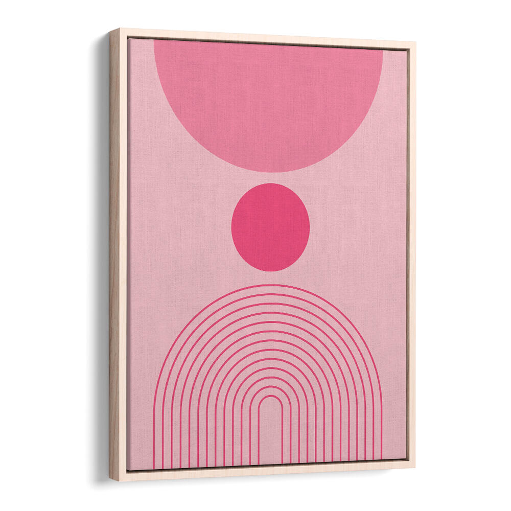 BAUHAUS BOHO PINK I ,BOHO ART PAINTINGS