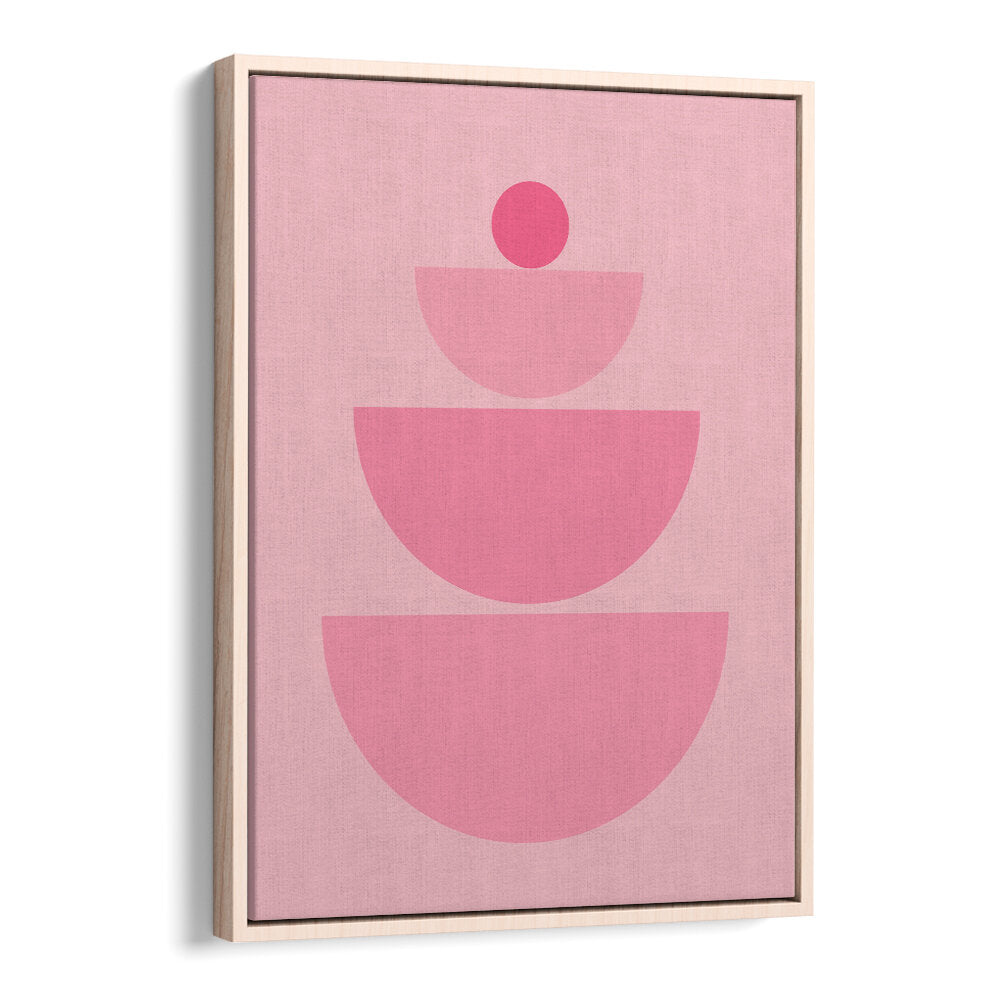 BAUHAUS BOHO PINK IV , BOHO ART PAINTINGS