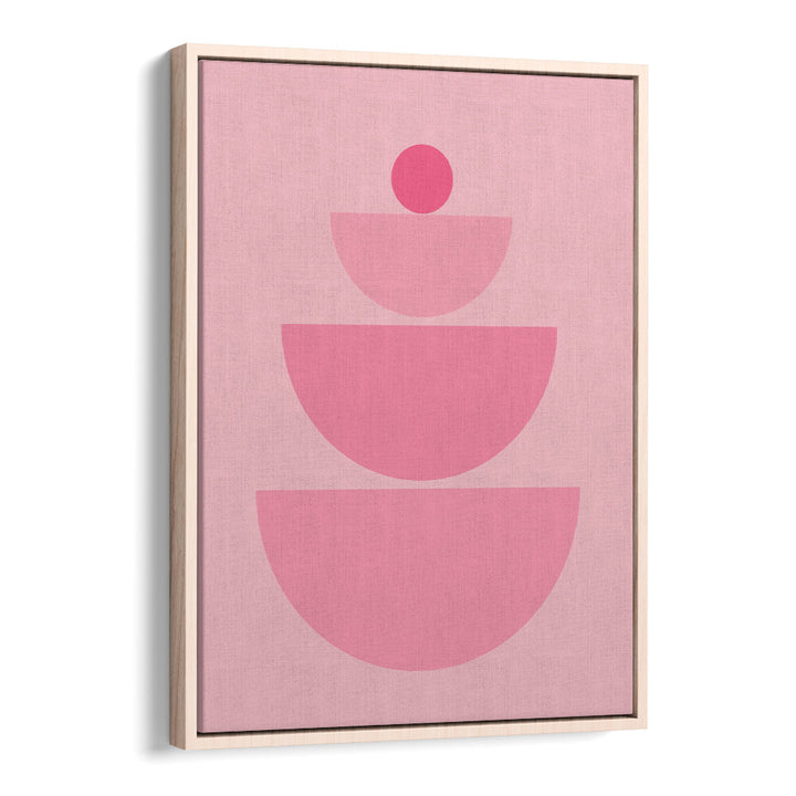 BAUHAUS BOHO PINK IV , BOHO ART PAINTINGS