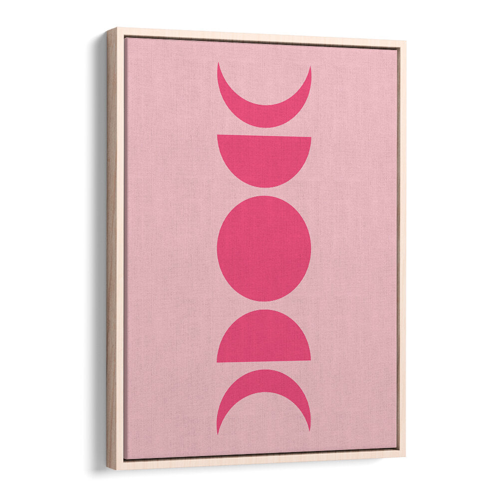 BAUHAUS BOHO PINK VII , BOHO ART PAINTINGS