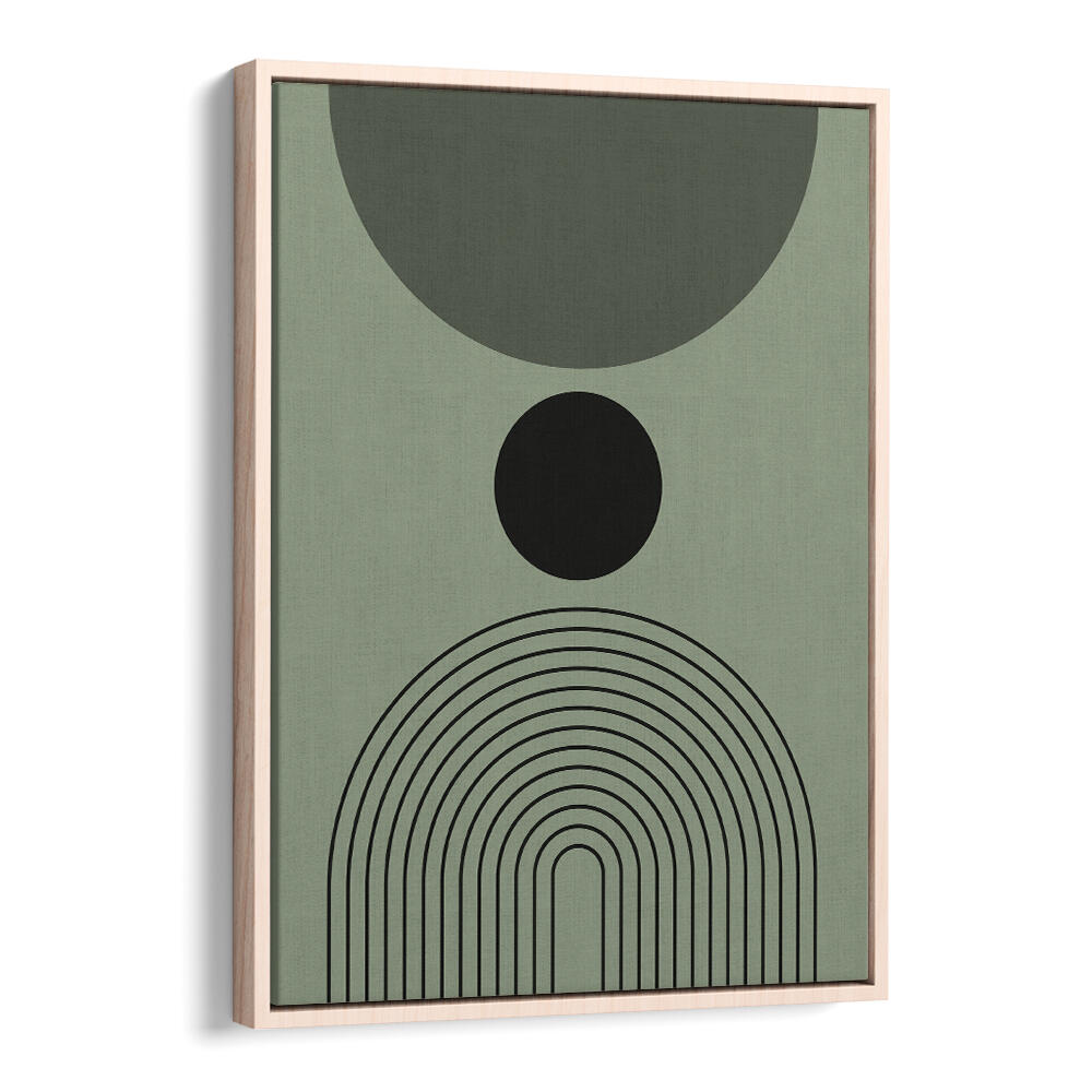 BAUHAUS BOHO SAAGE GREEN I , BOHO ART PAINTINGS