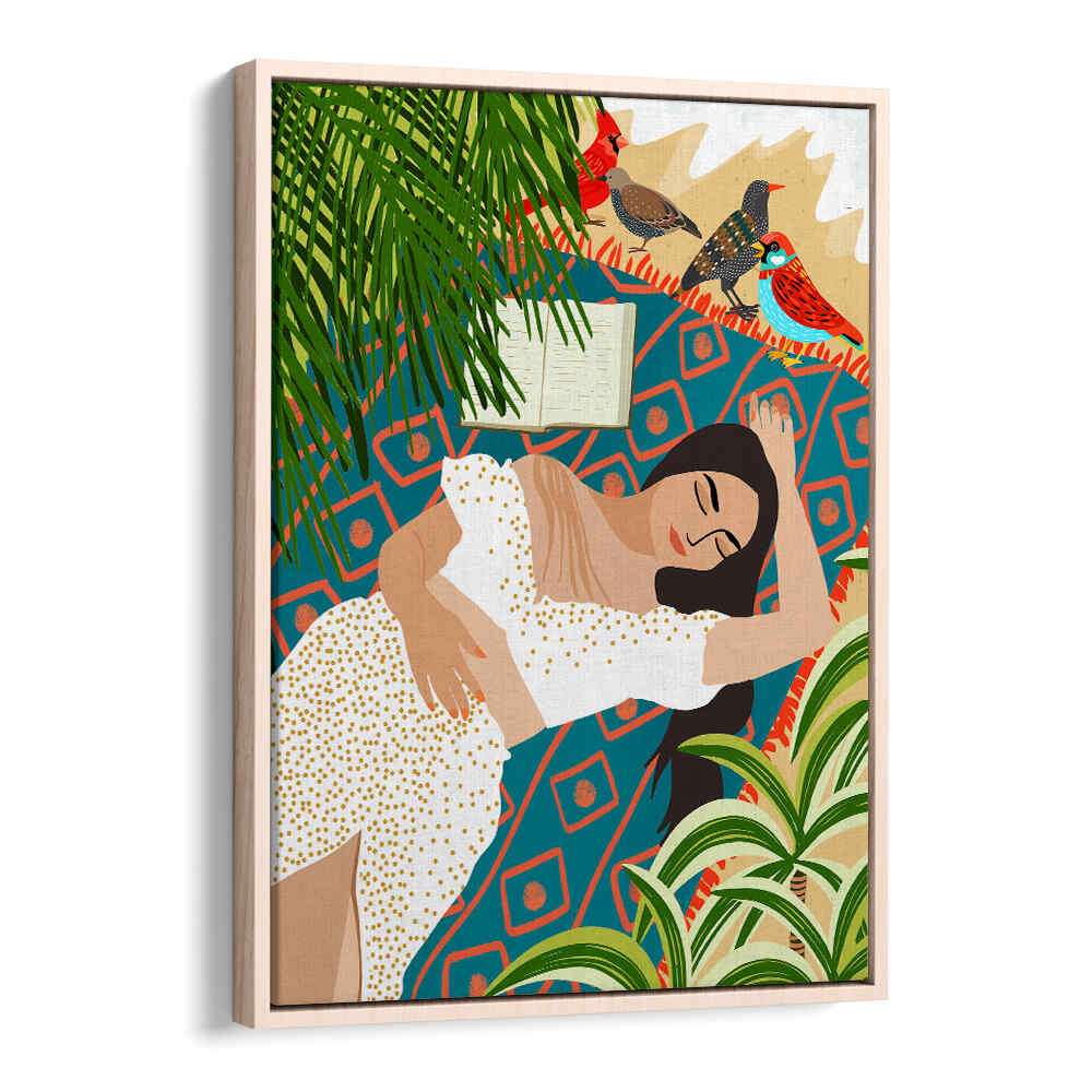 BEACH. READ. SLEEP. REPEAT , PORTRAITS & FIGURATIVE ILLUSTRATIONS