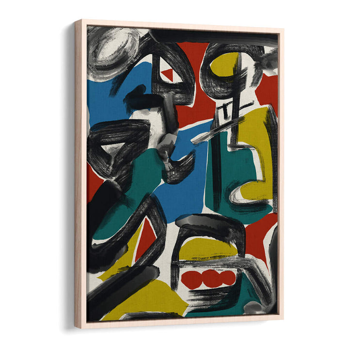 BLACK BRUSHSTROKES BLOCKS , ABSTRACT PAINTINGS