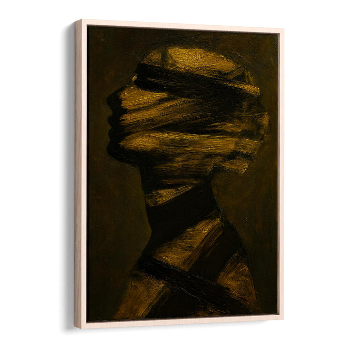 BLINDFOLDED WHISPER , EXPRESSIONISM PAINTINGS
