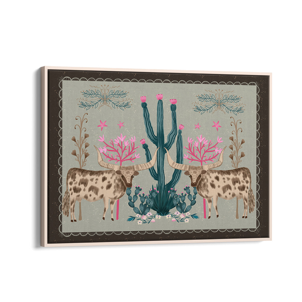 BLOOMING DESERT LONGHORNS