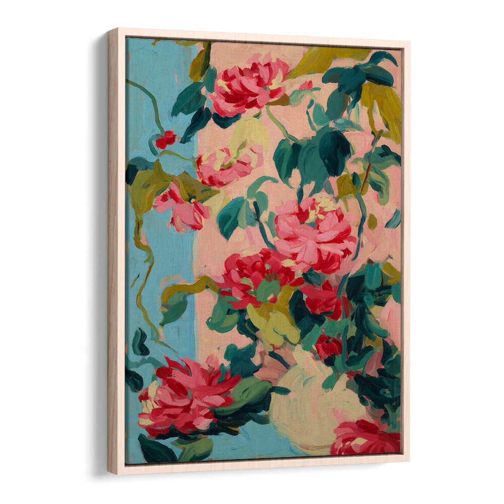 BLOOMING REVERIE I , FLORAL FLOWER PAINTINGS