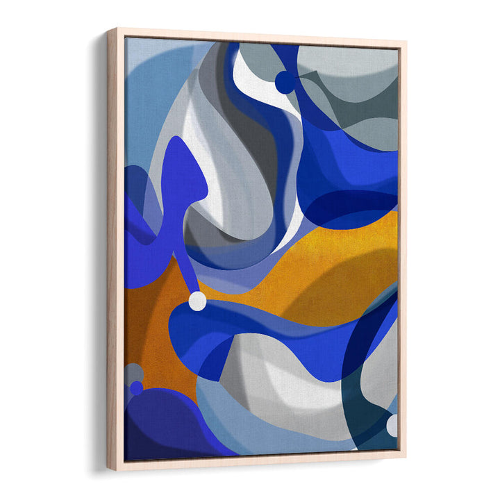 BLUE GOLDEN , ABSTRACT PAINTINGS