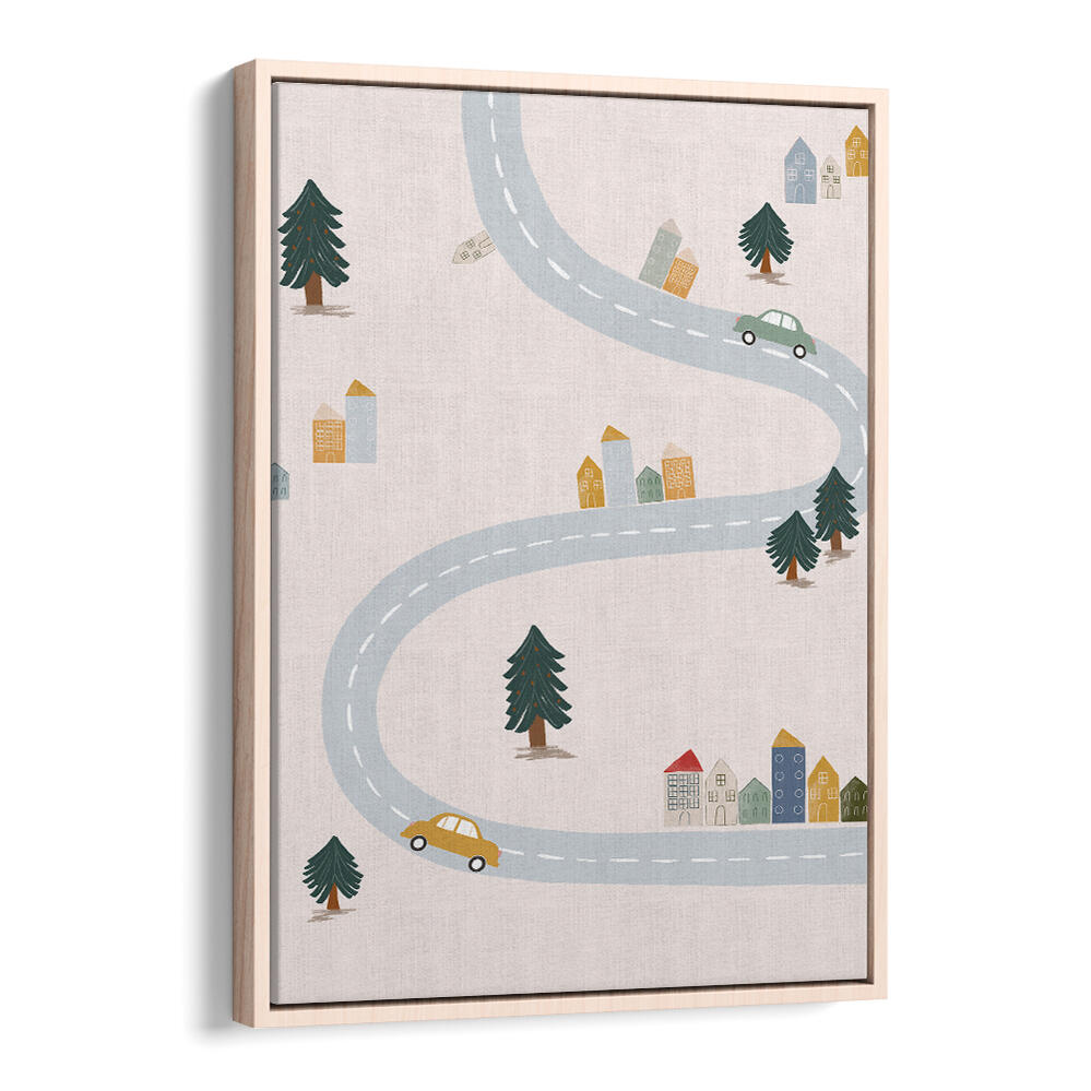 BLUE GREEN VILLAGE , KIDS ROOM PAINTINGS