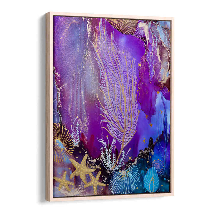 Vibrant BLUSHING REEF II, BEACH PAINTINGS evoke serene coastal vibes with stunning marine colors and elegant design.