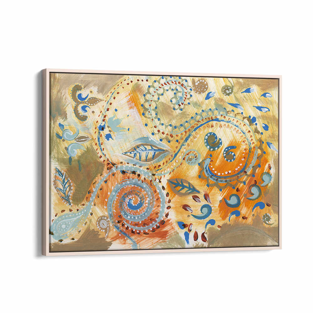 BOHEMIAN PATTERN I , BOHO ART PAINTINGS