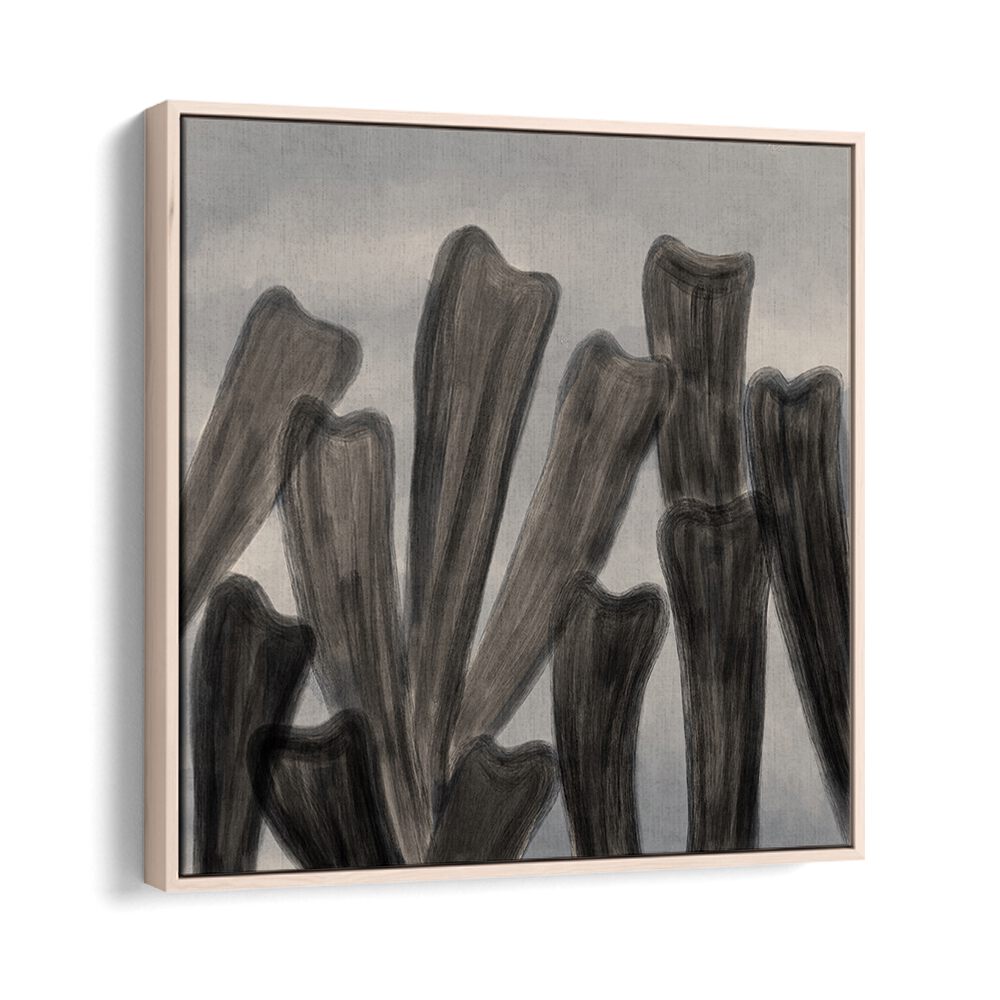 Stylish BOTANICAL ABSTRACT V, FLORAL FLOWER PAINTINGS enhance modern decor with nature's elegance, perfect for any space.