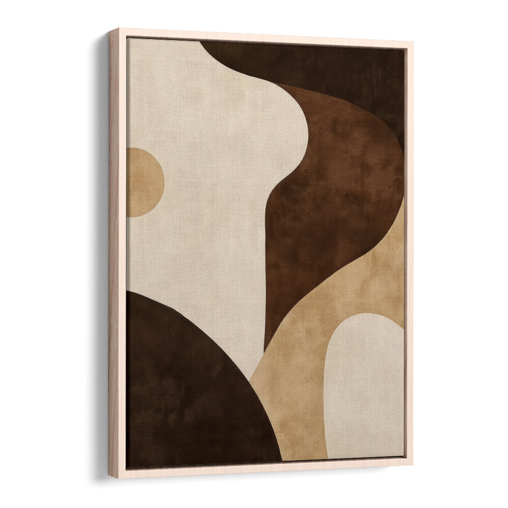 BROWN TONES GEOMETRIC II , BOHO ART PAINTINGS