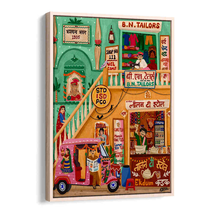 CHAI AND TAILOR , INDIAN ART PAINTINGS