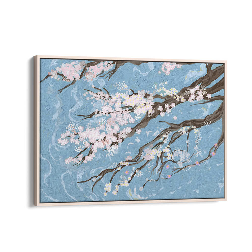 CHERRY BLOSSOMS , FLORAL FLOWER PAINTINGS