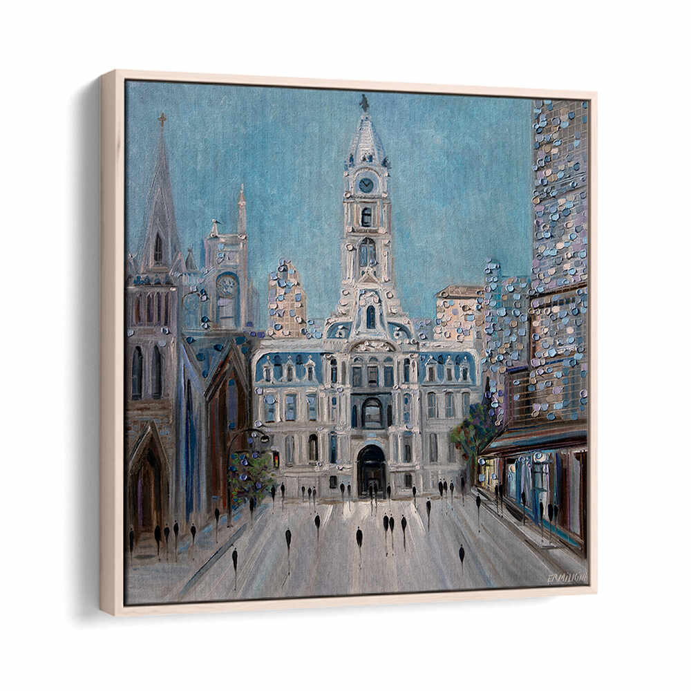 CITY HALL PHILLY , MODERN IMPRESSIONISM PAINTINGS