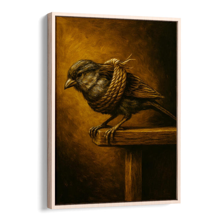 COILED PATIENCE , EXPRESSIONISM PAINTINGS