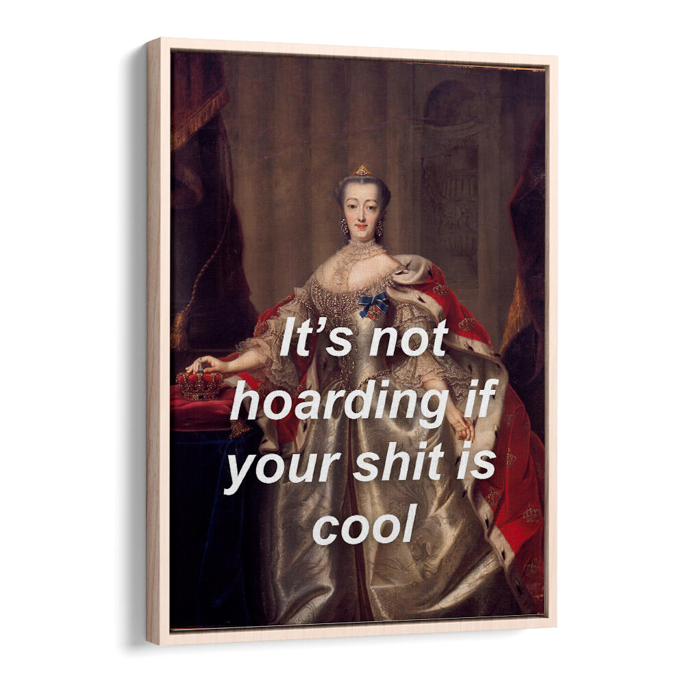 COMBINES CLASSICAL PORTRAITURE , ALTERED ART PRINTS