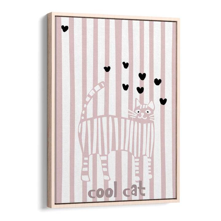 COOL CAT WITH HEARTS
