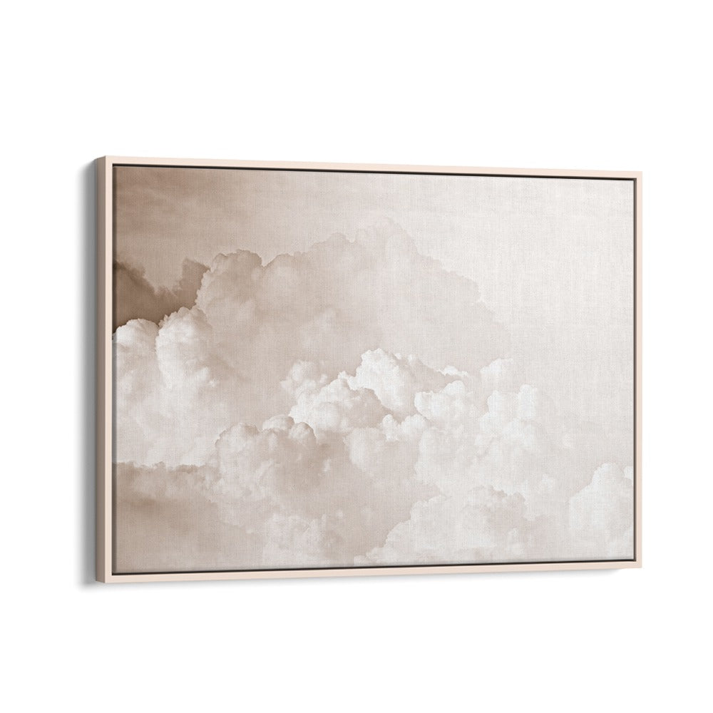 Elegant COTTON CANDY CLOUDS BEIGE, ABSTRACT PAINTINGS elevate your space with soft, dreamy brush strokes.