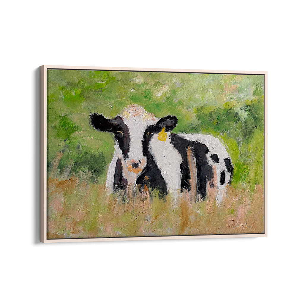 COVERED IN CLOVER , ANIMAL PAINTINGS