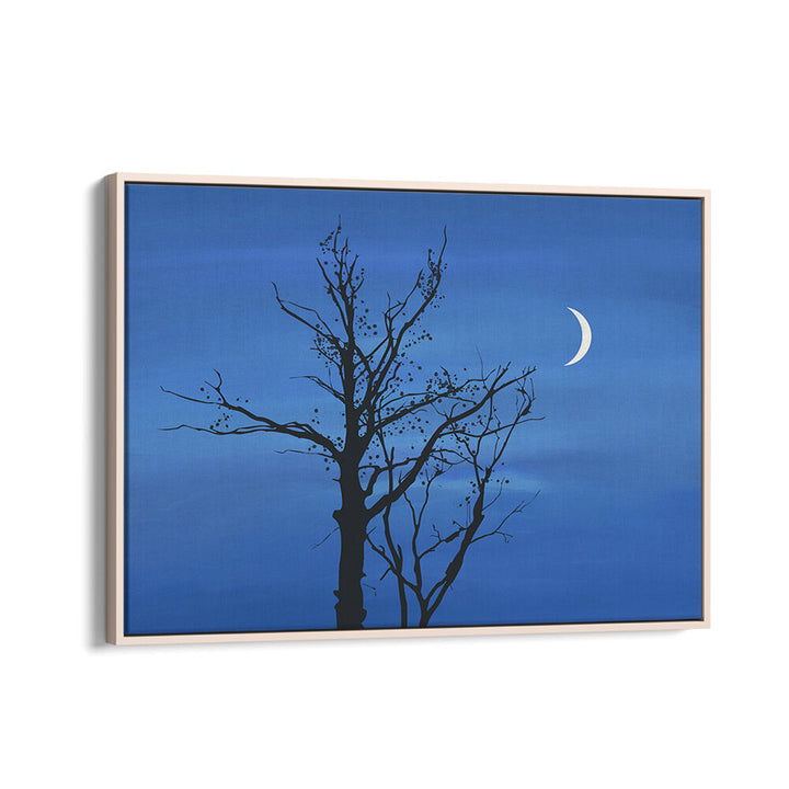 CRESCENT BLUE SKY , LANDSCAPE PAINTINGS