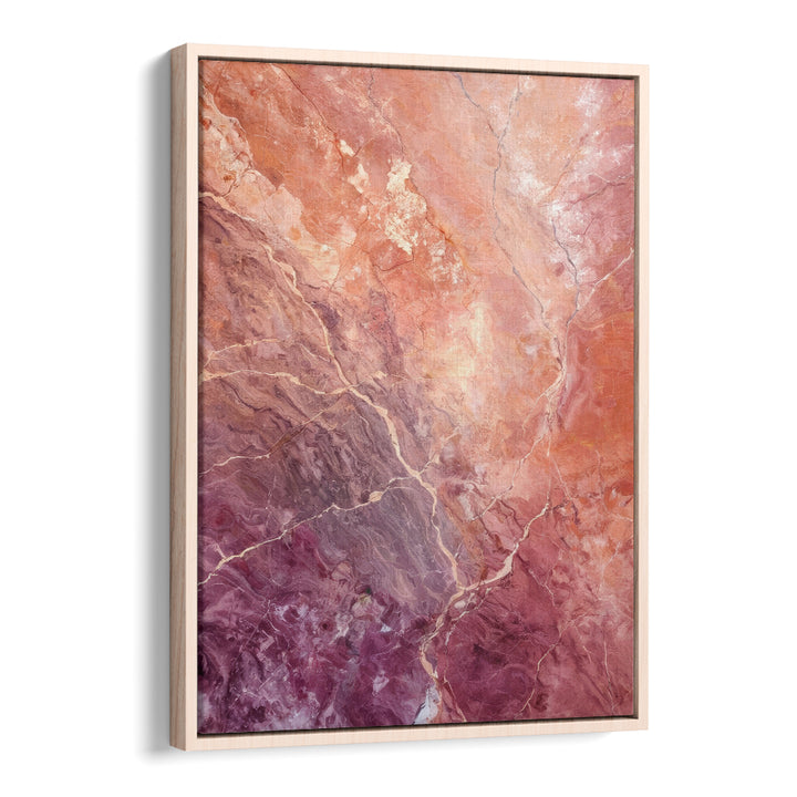 Elegant CRIMSON EARTH VEINS, ABSTRACT PAINTINGS featuring rich crimson tones and earthy textures for stunning home decor.