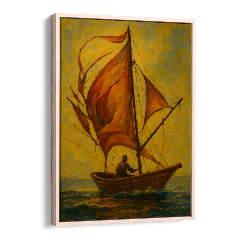 CRIMSON SAIL AT DAWN