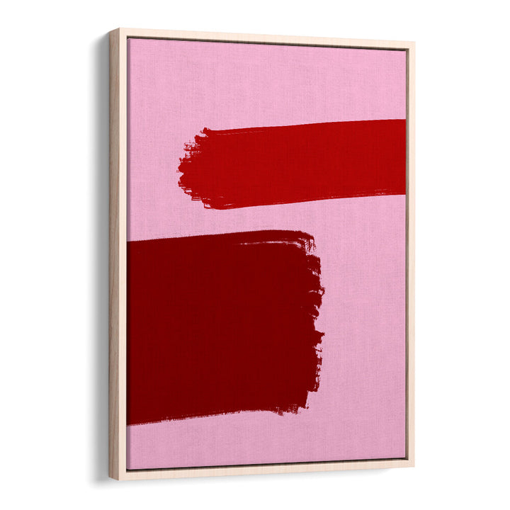 CRIMSON STROKES , ABSTRACT PAINTINGS