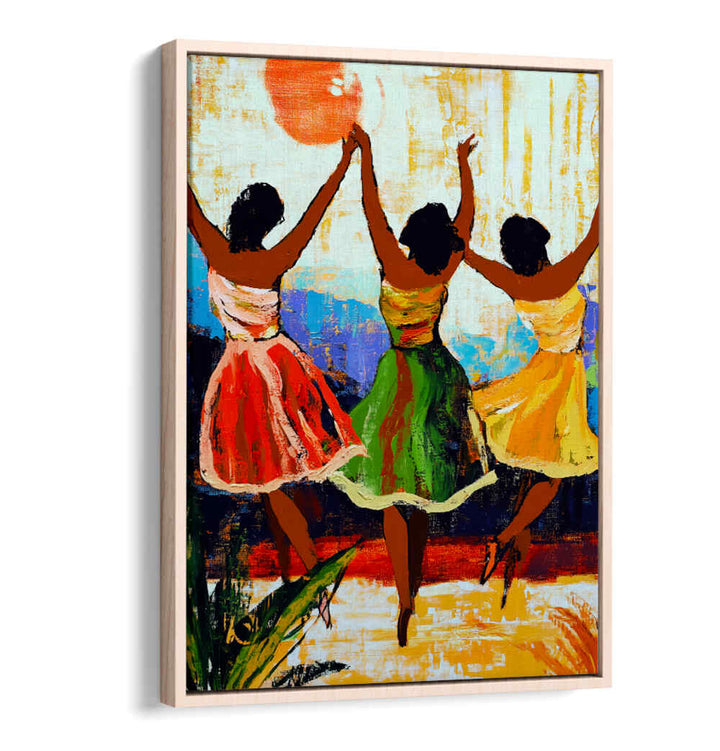 DANCING WOMEN , PORTRAITS & FIGURATIVE ILLUSTRATIONS