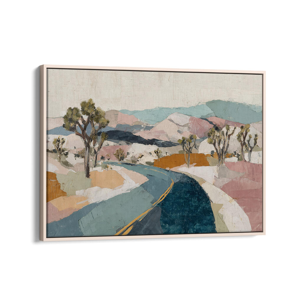 DESERT HIGHWAY THROUGH JOSHUA TREES