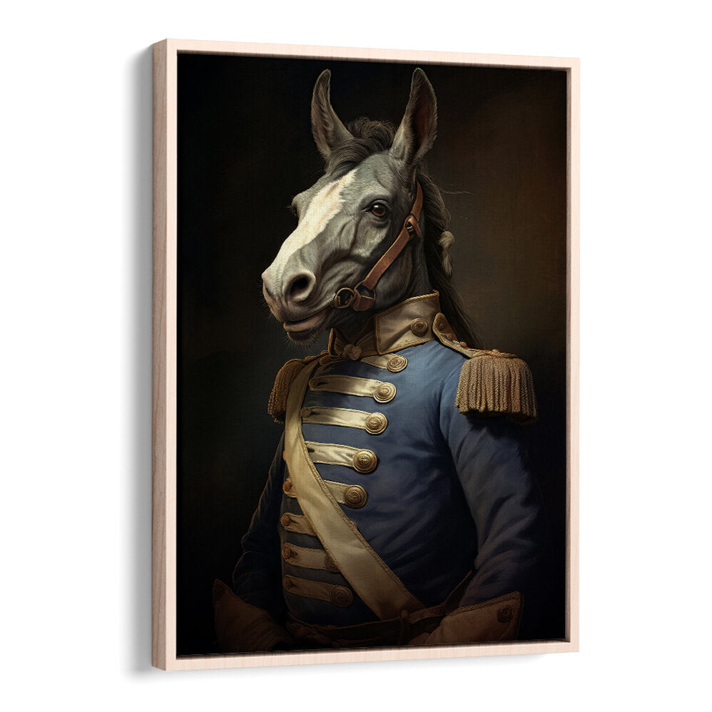 DONKEY IN COSTUME I , ANIMAL PAINTINGS