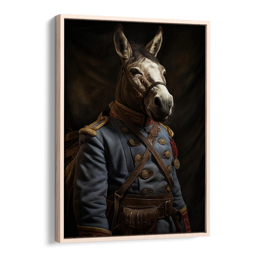 DONKEY IN COSTUME II , ANIMAL PAINTINGS