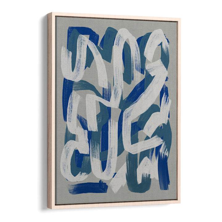 DRY BRUSH GREY AND BLUE , ABSTRACT PAINTINGS