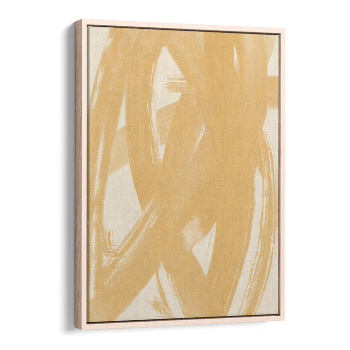 DYNAMIC BEIGE BRUSHSTROKES , ABSTRACT PAINTINGS
