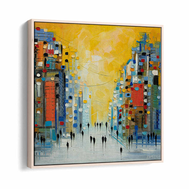 EARLY SUNSET , MODERN IMPRESSIONISM PAINTINGS