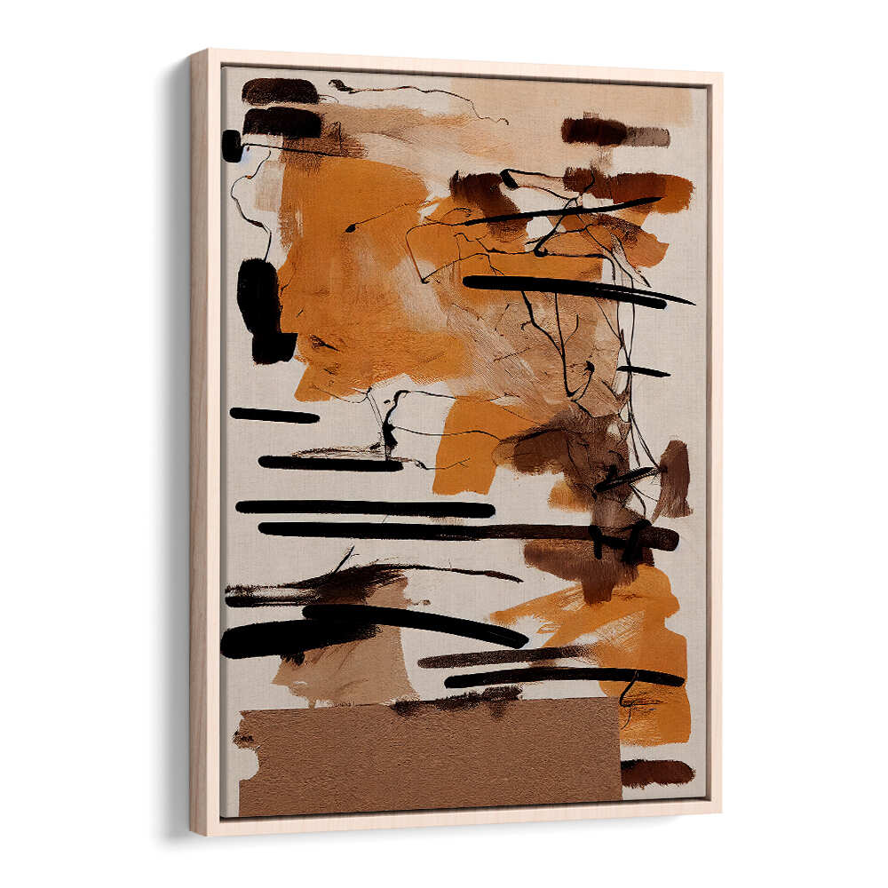 EARTHY STROKES , ABSTRACT PAINTINGS
