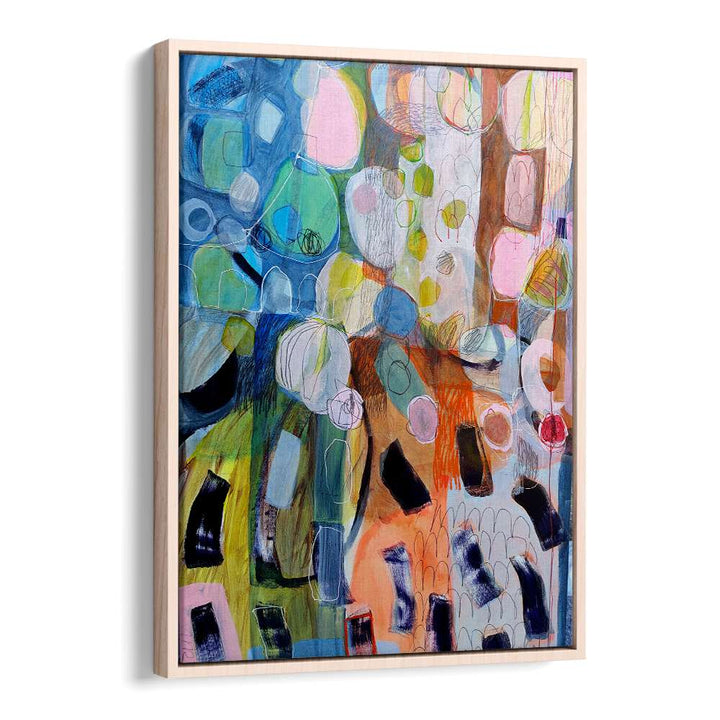 Stunning ELEMENTS ORGANISEES V, ABSTRACT PAINTINGS featuring vibrant colors and dynamic brushwork for your decor.