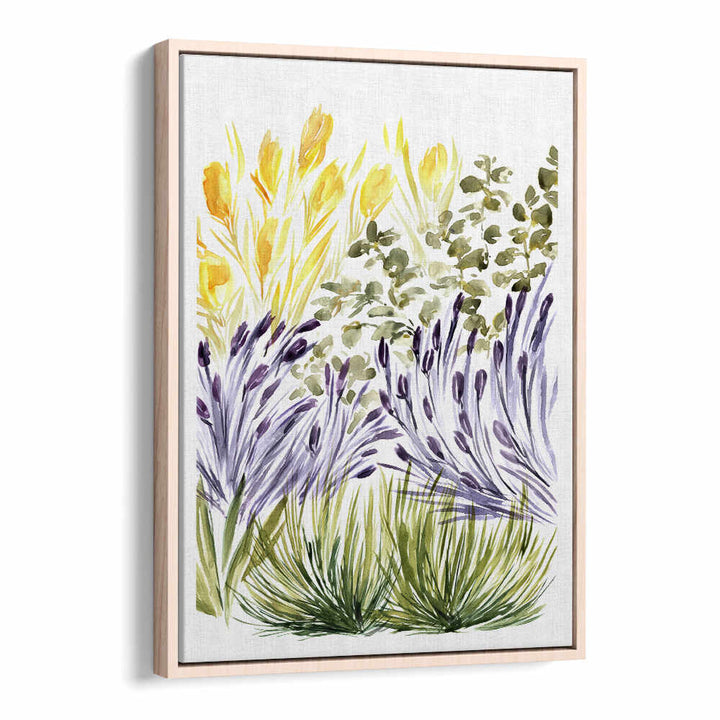 ELISA'S GARDEN RIGHT , FLORAL FLOWER PAINTINGS