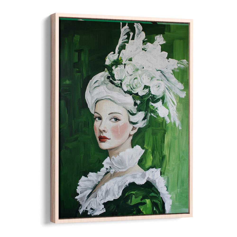 EMERALD ELEGANCE , PORTRAITS & FIGURATIVE ILLUSTRATIONS
