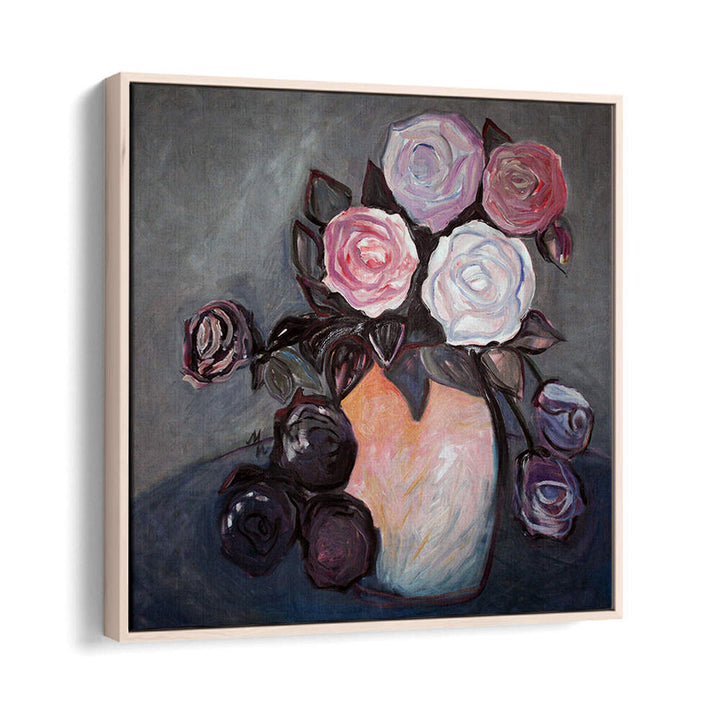 SUNSET LOVE , FLORAL FLOWER PAINTINGS