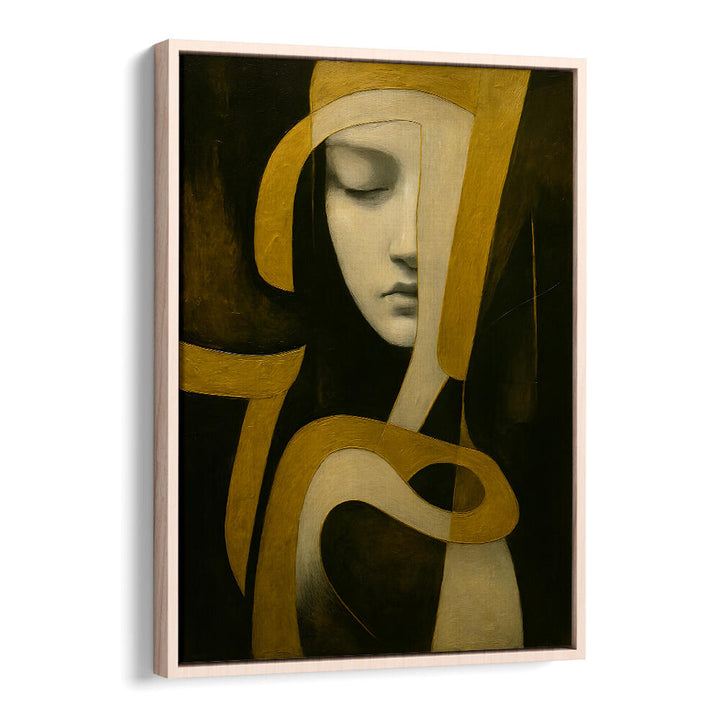 EYES HALF CLOSED , EXPRESSIONISM PAINTINGS