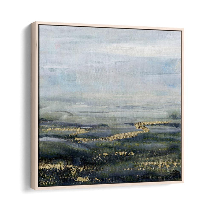 Serene landscape in muted tones, perfect for relaxation with FINDING PEACE, ABSTRACT PAINTINGS from Oakwood Floater.